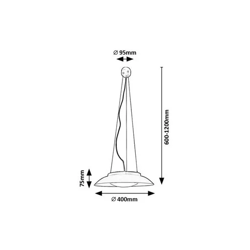 RÁBALUX Hafsa 72134 Függeszték IP20 230V, 50Hz