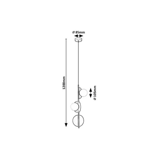RÁBALUX Jules 72224 Függeszték IP20 230V, 50Hz