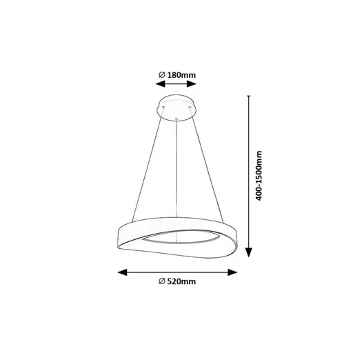 RÁBALUX Iliana 72236 Függeszték IP20 230V, 50Hz