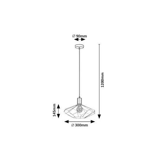 RÁBALUX Fran 72241 Függeszték IP20 230V, 50Hz
