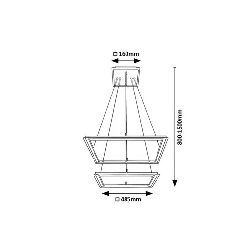 RÁBALUX Sidona 72243 Függeszték IP20 230V, 50Hz