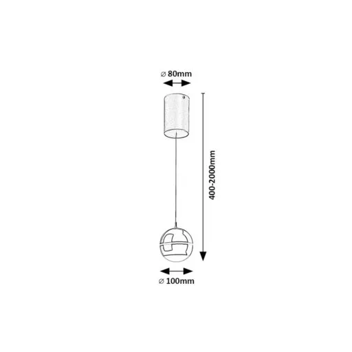 RÁBALUX Maelo 72246 Függeszték IP20 230V, 50Hz