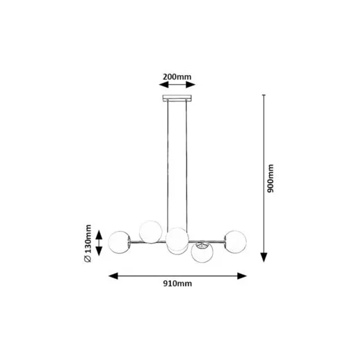 RÁBALUX Kiara 72249 Függeszték IP20 230V, 50Hz