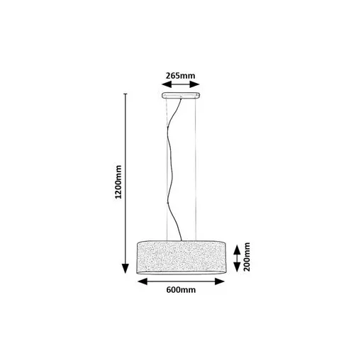 RÁBALUX Narmin 72251 Függeszték IP20 230V, 50Hz
