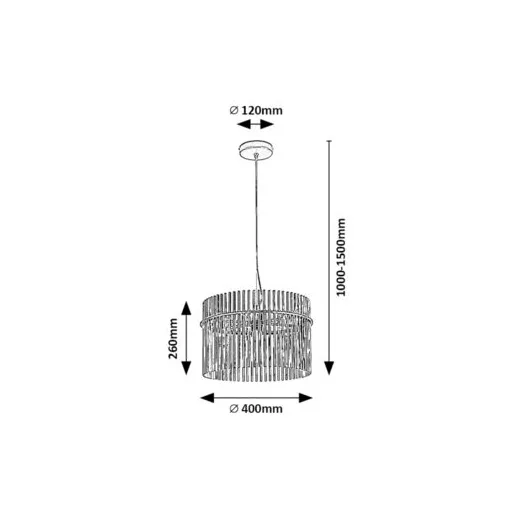 RÁBALUX Inesa 72261 Függeszték IP20 230V, 50Hz