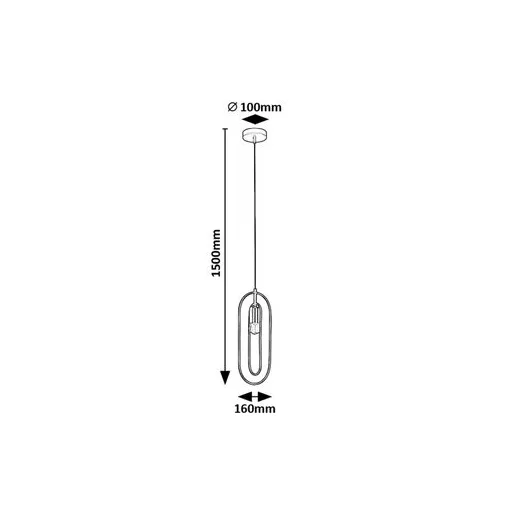 RÁBALUX Rovier 72263 Függeszték IP20 230V, 50Hz