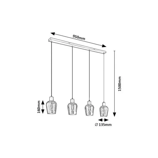 RÁBALUX Florian 72271 Függeszték IP20 230V, 50Hz