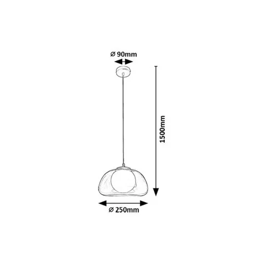 RÁBALUX Elowen 72273 Függeszték IP20 230V, 50Hz
