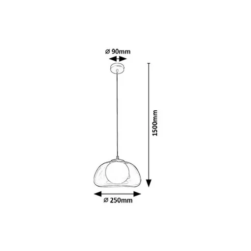 RÁBALUX Elowen 72275 Függeszték IP20 230V, 50Hz