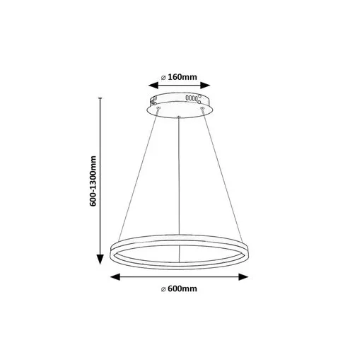 RÁBALUX Isaure 72301 Függeszték IP20 230V, 50Hz