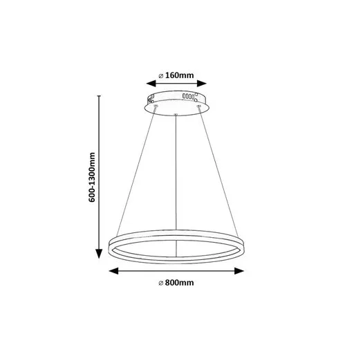 RÁBALUX Isaure 72302 Függeszték IP20 230V, 50Hz