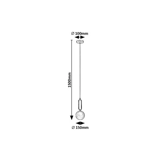 RÁBALUX Rosehip 72303 Függeszték IP20 230V, 50Hz