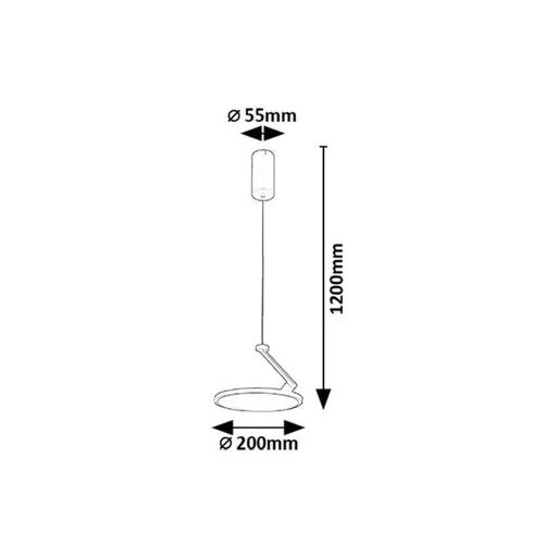 RÁBALUX Ovidia 72328 Függeszték IP20 230V, 50Hz