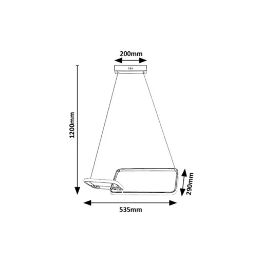 RÁBALUX Malwen 72368 Függeszték IP20 230V, 50Hz