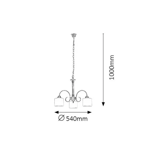 RÁBALUX Edith 7275 Csillár IP20 230V, 50Hz