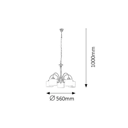 RÁBALUX Edith 7276 Csillár IP20 230V, 50Hz