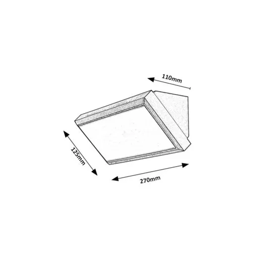 RÁBALUX Rapla 7282 Kültéri fali lámpa IP54 230V, 50Hz