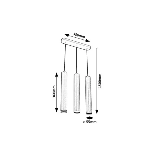 RÁBALUX Senobia 73037 Függeszték IP20 230V, 50Hz