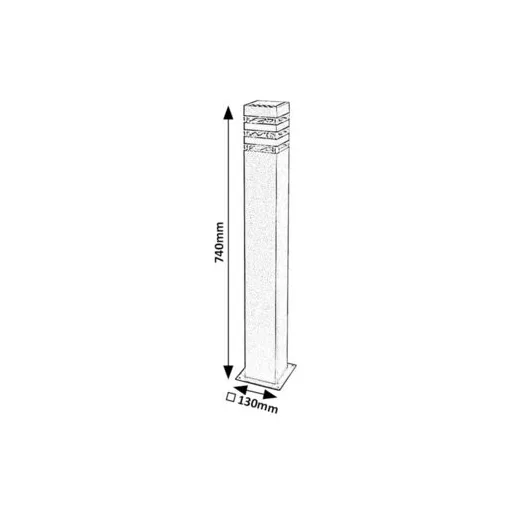 RÁBALUX Ankara 7380 Kültéri állólámpa IP44 230V, 50Hz