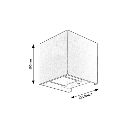 RÁBALUX Solin 7396 Kültéri fali lámpa IP54 230V, 50Hz