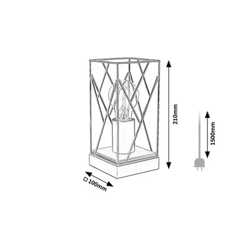 RÁBALUX Boire 74006 Asztali lámpa IP20 230V, 50Hz