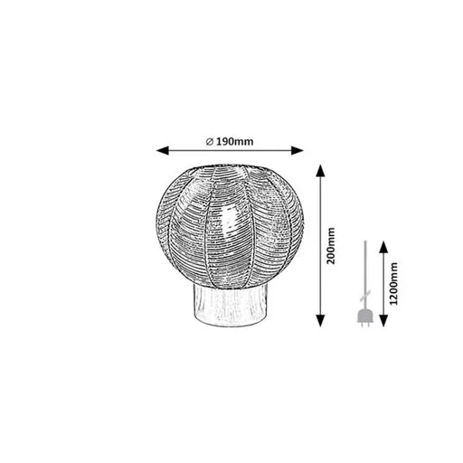 RÁBALUX Monet 74017 Asztali lámpa IP20 230V, 50Hz