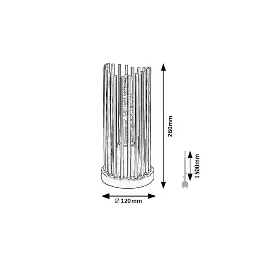 RÁBALUX Roxas 74021 Asztali lámpa IP20 230V, 50Hz