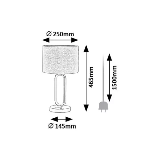 RÁBALUX Domiro 74044 Asztali lámpa IP20 230V, 50Hz