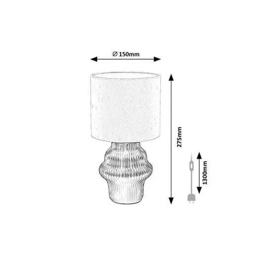 RÁBALUX Glimo 74059 Asztali lámpa IP20 230V, 50Hz