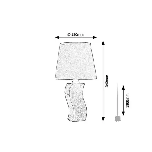 RÁBALUX Dayami 74073 Asztali lámpa IP20 230V, 50Hz