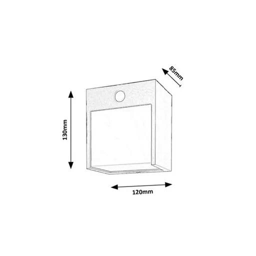 RÁBALUX Balimo 7478 Kültéri fali lámpa IP44 230V, 50Hz