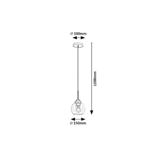 RÁBALUX Tirina 75006 Fürdőszobai lámpa IP44 230V, 50Hz