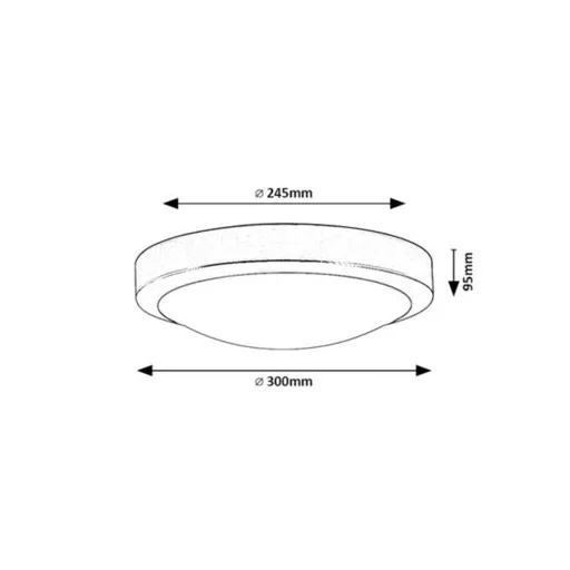 RÁBALUX Klementine 75008 Fürdőszobai lámpa IP44 230V, 50Hz
