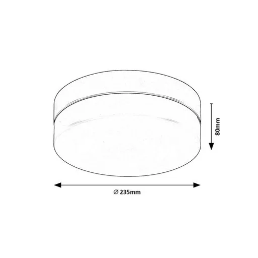 RÁBALUX Gaelo 75025 Fürdőszobai lámpa IP44 230V, 50Hz