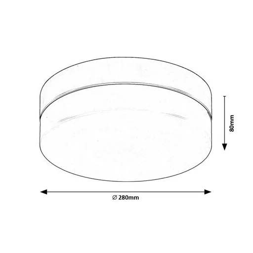 RÁBALUX Gaelo 75026 Fürdőszobai lámpa IP44 230V, 50Hz