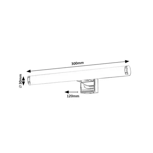 RÁBALUX Nour 75037 Fürdőszobai lámpa IP44 230V, 50Hz