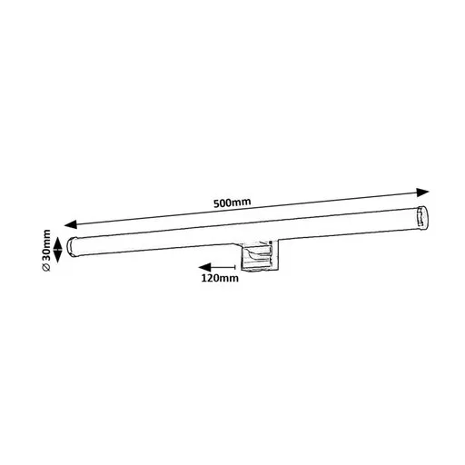 RÁBALUX Nour 75038 Fürdőszobai lámpa IP44 230V, 50Hz