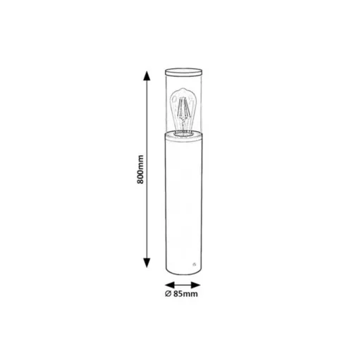 RÁBALUX Wellington 7503 Kültéri állólámpa IP44 230V, 50Hz