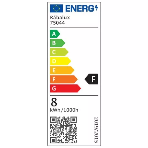 RÁBALUX Zain 75044 Fürdőszobai lámpa IP44 230V, 50Hz