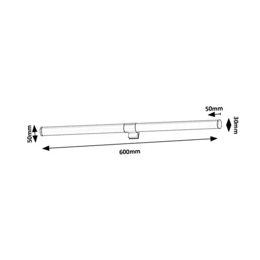 RÁBALUX Zain 75044 Fürdőszobai lámpa IP44 230V, 50Hz