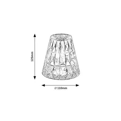 RÁBALUX Siggy 76004 Asztali lámpa IP20 DC 5V