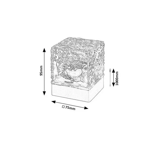 RÁBALUX Cubiko 76022 Dekor lámpa IP20 DC 5V