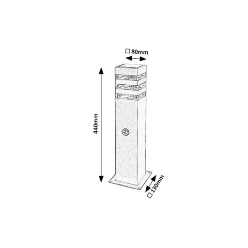 RÁBALUX Ankara 77026 Kültéri állólámpa IP44 230V, 50Hz