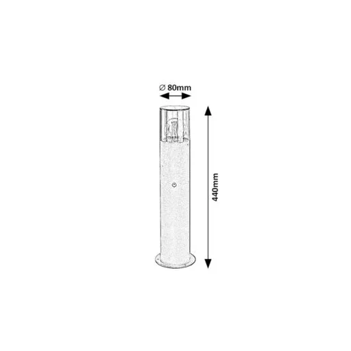 RÁBALUX Teplice 77027 Kültéri állólámpa IP44 230V, 50Hz