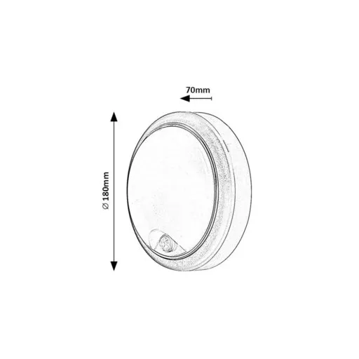 RÁBALUX Hitura 77028 Kültéri fali lámpa IP54 230V, 50Hz