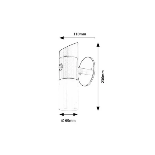 RÁBALUX Lutto 77030 Napelemes lámpa IP44 DC 3.7V