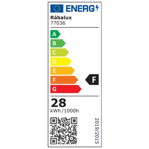 RÁBALUX Indre 77036 Kültéri mennyezeti lámpa IP54 230V, 50Hz