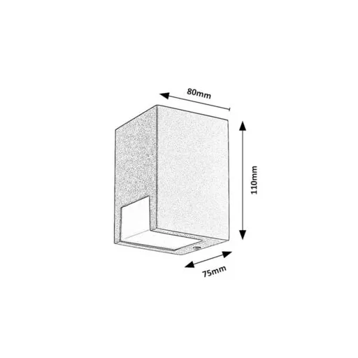 RÁBALUX Cernon 77054 Kültéri fali lámpa IP44 230V, 50Hz