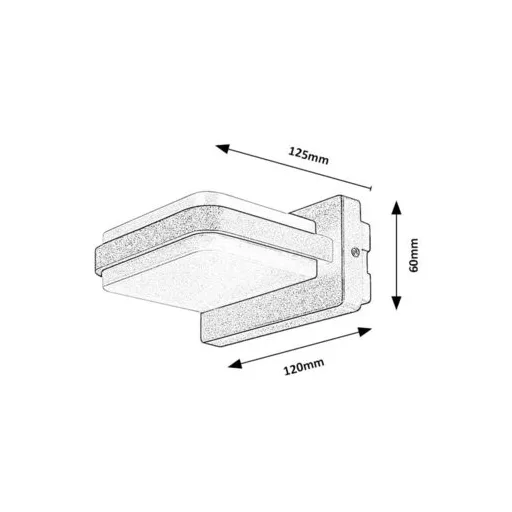 RÁBALUX Gendt 77061 Kültéri fali lámpa IP44 230V, 50Hz