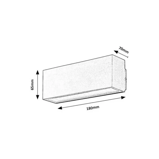 RÁBALUX Mataro 77075 Kültéri fali lámpa IP54 230V, 50Hz